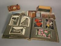 A large quantity of picture postcards