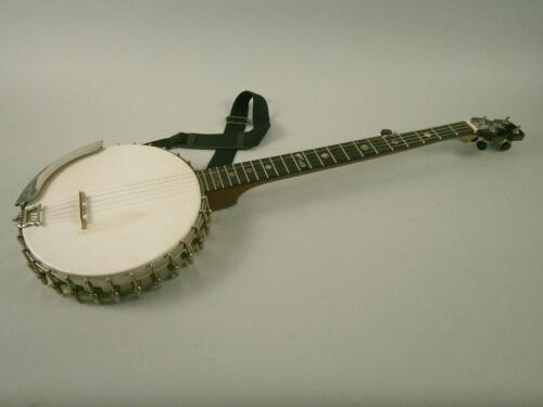 A Windsor mother of pearl inlaid banjo