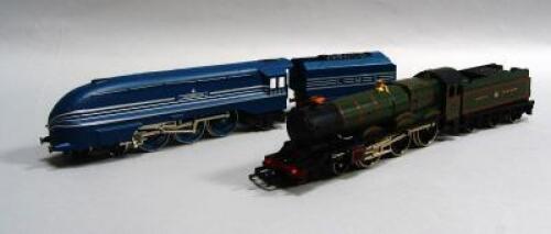 A Lima King George V Great Western train with tender