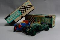 Two Scalextric vintage racing cars