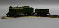 A Hornby 00 tank goods train set