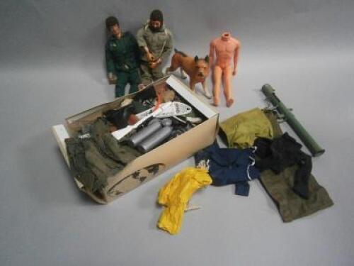 Action Man models and accessories.