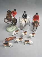 A Beswick hunting group