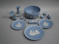 Wedgwood blue and white Jasperwares