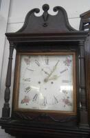 A 19thC country made long case clock