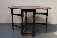 A 18thC oak gateleg table