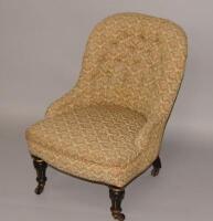 A Victorian nursing chair