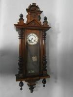 A late 19thC Black Forest wall clock