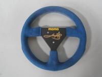 A Paul Stewart racing Momo Formula Vauxhall steering wheel