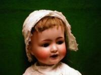 A Simon & Halbig bisque headed doll