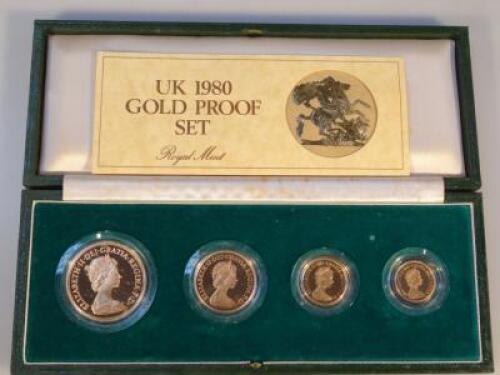 Coins. A UK 1980 gold proof set