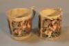 Two Coronation mugs designed by Dame Laura Knight