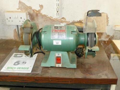 An SIP 6 inch bench grinder.