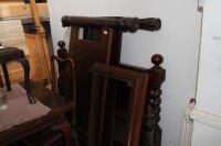 Various 19thC and later mahogany bed heads.