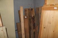 Various pieces of hardwood and other woods.