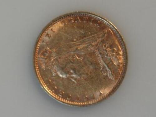 A 1892 half sovereign.