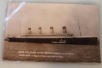 Titanic Interest. A Titanic postcard and another