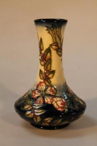 A Moorcroft squat bottle vase