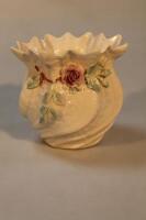 A Belleek flared vase