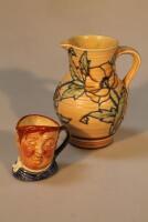 A Royal Cauldon Charlotte Rhead designed small jug