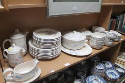 A Poole Springtime pattern part dinner service