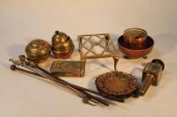 19thC and later brass items