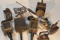 Three carriage lamps