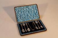 A set of six Victorian teaspoons and a pair of sugar tongs