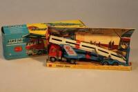 A Corgi Major car transporter with Ford Tilt Cab H series tractor No.1138