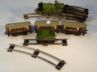 A Hornby train box no. 1 special passenger set.