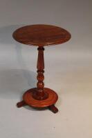 A 19thC mahogany circular occasional table