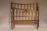 A 20thC brass bedstead