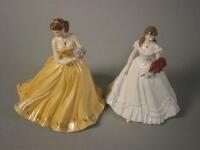 Two Royal Worcester figures of ladies