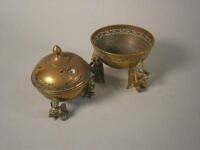 Two items of Tibetan metalware