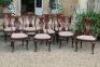 A set of eight reproduction George I dining chairs