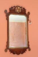 A George III mahogany pier glass