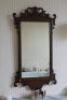 A 19thC walnut pier glass