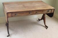 A Regency mahogany sofa table