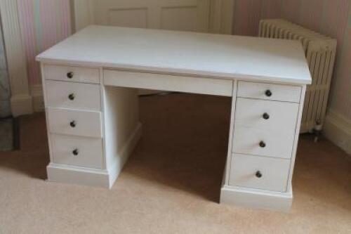 A white painted dressing table