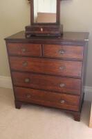 A 19thC oak chest