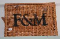 A Fortnum & Mason wicker hamper