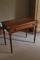 A Victorian mahogany side table