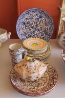 Continental pottery. N.B. please note the contents of this lot do not correspond exactly with the im