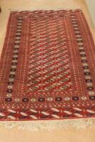 A Bokhara rug