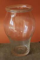 A large glass bell jar