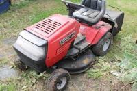 A Lawn Flight ride on petrol mower.