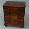 A Victorian mahogany commode