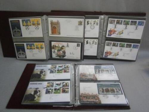 Three albums of Royal Mail First Day Covers.