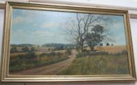 James Wright. Landscape with country track and trees