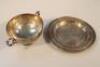 A George V silver two handled porringer